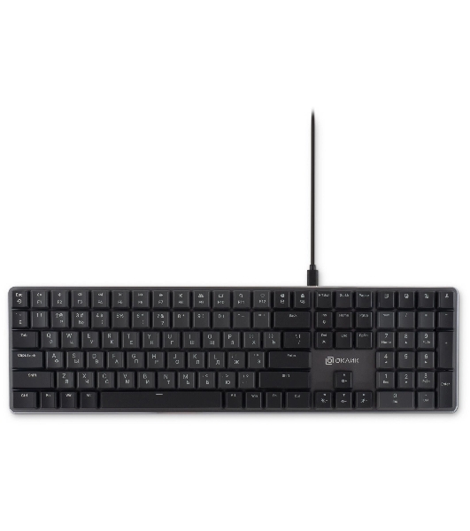 Клавиатура Oklick K953X проводная, USB Type-A, чёрный