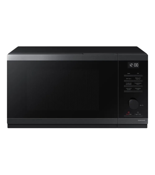 Микроволновая печь Samsung MG23DG4524AGBW черный, 23 л, 800 Вт, переключатели - кнопки, поворотный механизм