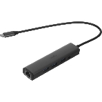 USB-концентратор CUDY UH605, USB Type-C, USB + RJ-45, USB Type-C, фото 1