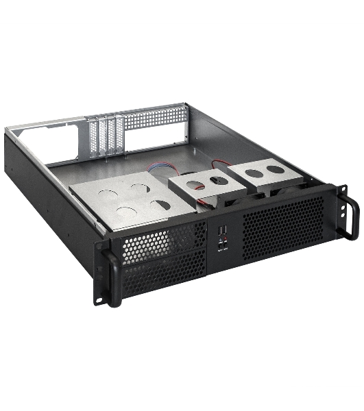 Корпус ExeGate EX264269RUS Серверный корпус ExeGate Pro 2U390-04 (RM 19', высота 2U, глубина 390, без БП, USB)