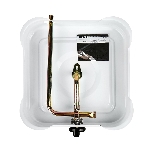 Плита настольная газовая Centek CT-1520 белый, 1.7 кВт, газ, конфорки - 1, эмаль, поворотные переключатели, фото6