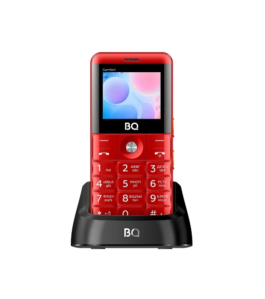 Мобильный телефон BQ 2006 Comfort красный/черный