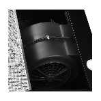 Встраиваемая вытяжка Kuppersberg SLIMTURBO 60 B, 60 см, отвод/рециркуляция, 1500 м3/час, механическое управление, 3 скорости, освещение 2х2 Вт, металлические жироулавливающие фильтры, угольный фильтр KF-ES (опция), 63.4 дБ, обратный клапан, шхвхг:55.2x25.5x28см, черный, фото6