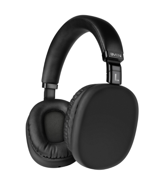 Беспроводные/проводные наушники Sven AP-B325MV черный, накладные, Bluetooth + Jack 3.5 мм, складная конструкция, до 10 ч