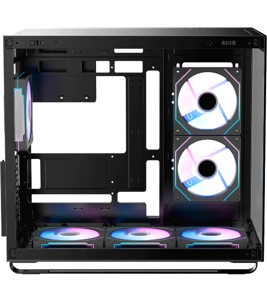 Компьютерный корпус Ocypus Iota C70 BK ARGB ATX/win/black/6 ARGB fans/no PSU/Tempered Glass