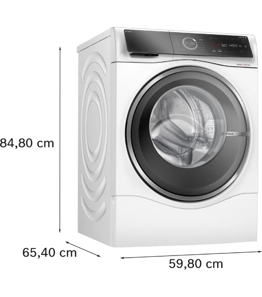 Стирально-сушильная машина Bosch WNC254A0ME белый, загр.фронтальная, макс.: 10,5 кг, 1400 об/мин, класс: D