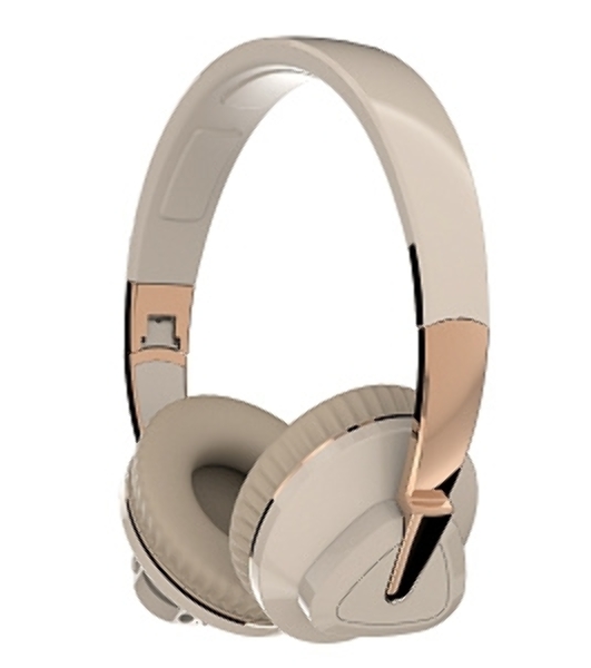 Беспроводные наушники MORE CHOICE HW33 бежевый, накладные, Bluetooth, до 6 ч