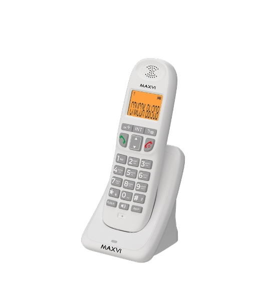 Радиотелефон Maxvi AM-01 white (DECT)