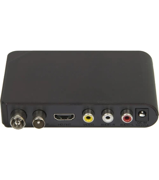 Приставка для цифрового ТВ Hyundai H-DVB200 черный, DVB-T2, DVB-T, DVB-C, HDMI, USB 2.0
