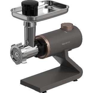 Мясорубка электрическая Topdevice TDMG100 капучиновый, 2000 Вт, 3 кг/мин, реверс, насадки - 7