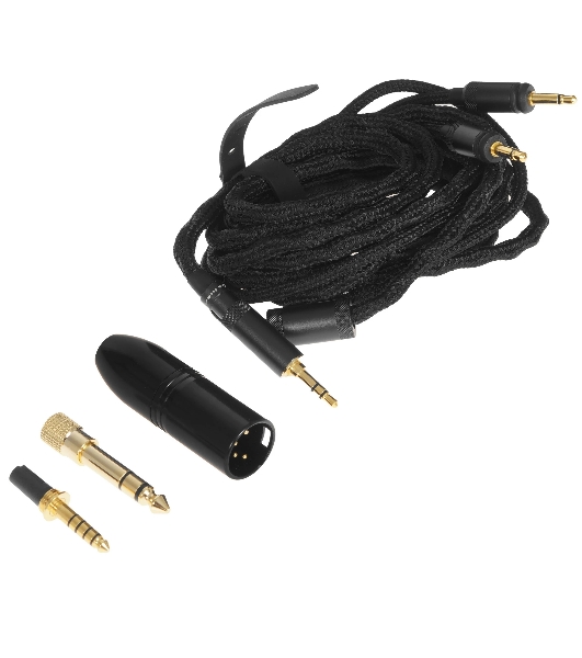 Проводные наушники FiiO FT3 350 Ом черный, полноразмерные, Jack 3.5/4.4/6.35/XLR