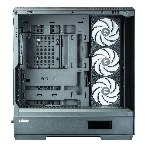 Компьютерный корпус ZALMAN P50 DS, ATX, черный, WINDOW, 2x3.5', 3x2.5', 1xUSB TYPE-C, 2xUSB 3.0, SIDE 3x120мм ARGb, REAR 1x120мм ARGb, фото4