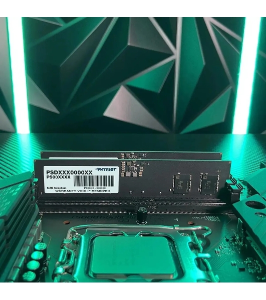 Оперативная память Patriot Signature, DDR5, 32GB (1x32 GB), 5600 MHz, CL46, DIMM