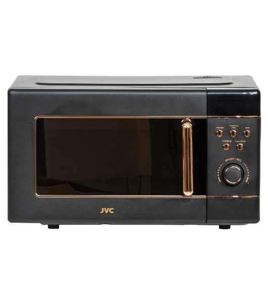 Микроволновая печь JVC JK-MW270D черный, 20 л, 700 Вт, переключатели - кнопки, поворотный механизм