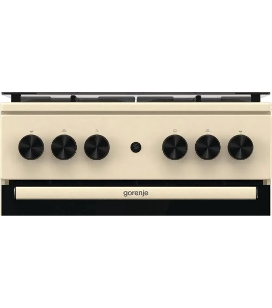 Плита газовая Gorenje GG5A21BEF бежевый, конфорок 4 газовых, духовка 70 л, 50 см x 85 см x 59.4 см