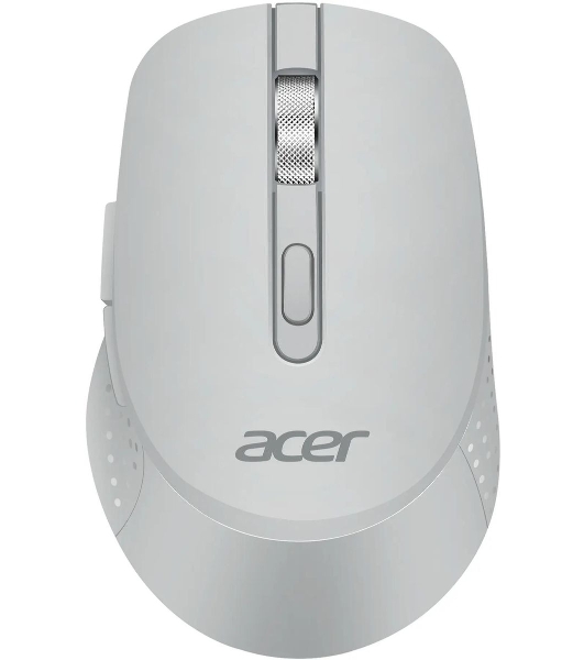 Мышь беспроводная Acer OMR310 светло-серый, 1600 dpi, радиоканал, Bluetooth, USB, кнопки - 7