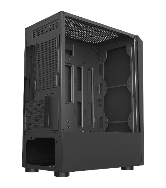 Компьютерный корпус Bloody BD-CC102F черный без БП mATX 2x120мм 2xUSB 2.0 1xUSB 3.0 audio bott PSU