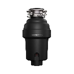 Измельчитель пищевых отходов Kuppersberg WS 550 B, High-Tech, мощность 550 Вт, 3400-3800 об/мин, защита от перегрева, авто выключение, DC мотор, шумоизоляция, уровень шума 70 дБ, черный, фото 1