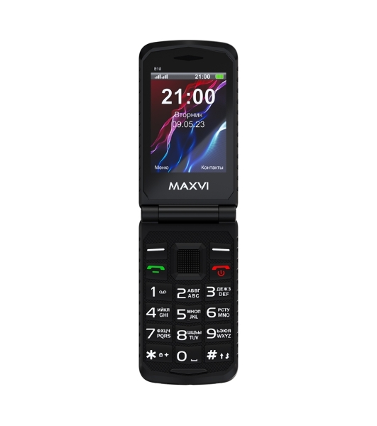 Мобильный телефон Maxvi E10 черный