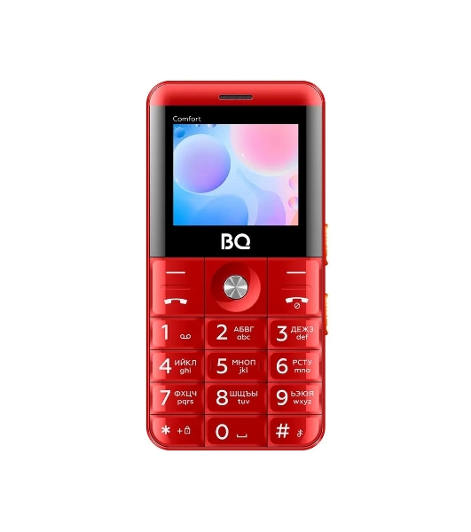 Мобильный телефон BQ 2006 Comfort красный/черный