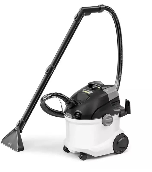 Пылесос моющий Karcher SE 5 *EU белый/черный, 600/1000 Вт, уборка сухая/влажная, пылесборник контейнер/мешок, 4 л