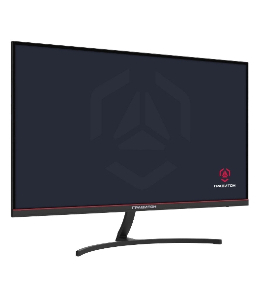 Монитор 27' Гравитон МН27А IPS 1920x1080, 75 Гц, 5 мс, 16:9, 300 кд/м², HDMI 2.0, DP 1.2, VGA, 3.5 мм, динамики (2x3 Вт), FreeSync, Adaptive-Sync, черный