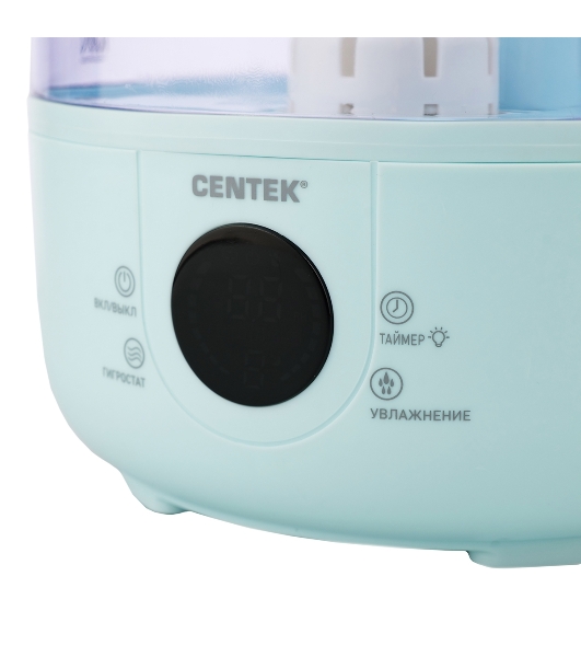 Увлажнитель воздуха Centek СТ-5110 зеленый, 30 Вт, 3.8 л, ультразвуковой