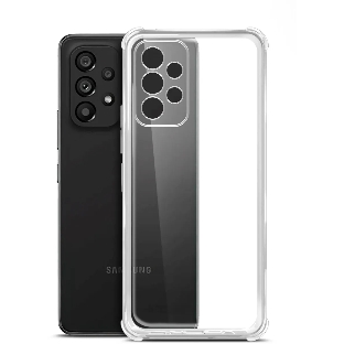 Чехол (клип-кейс) BoraSCO для Samsung Galaxy A33 Bumper Case прозрачный (70186)