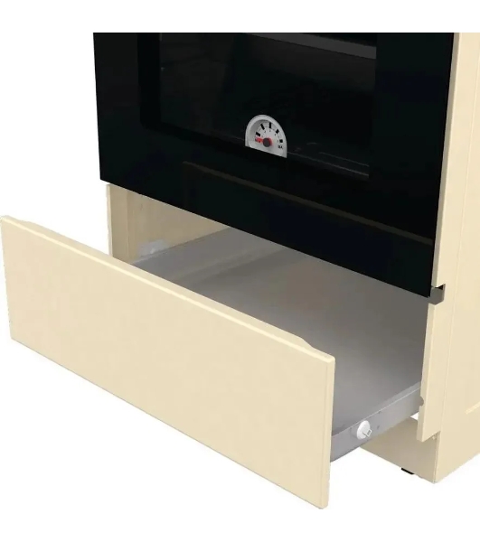Плита газовая Gorenje GG5A21BEF бежевый, конфорок 4 газовых, духовка 70 л, 50 см x 85 см x 59.4 см