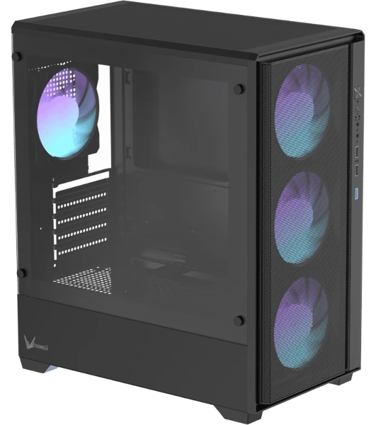 Корпус Formula Air Mesh G5 Black, Mini-Tower, чёрный, 3 x 120 мм