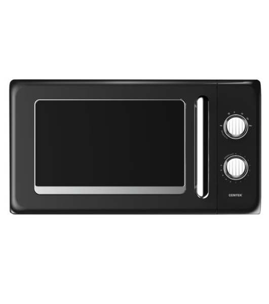 Микроволновая печь Centek CT-1553 черный, 20 л, 800 Вт, переключатели - поворотный механизм