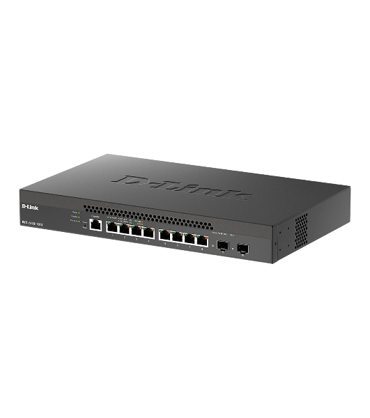 Коммутатор D-Link DXS-1210-10TS/B2A, 8×10 Гбит/с + 2×10 Гбит/с SFP+, управляемый