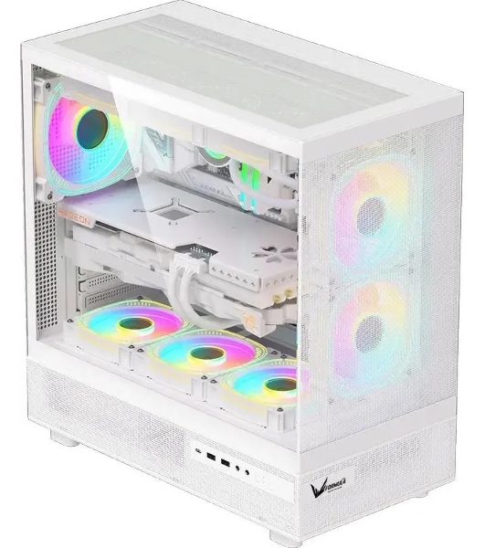 Компьютерный корпус Aerocool/Formula Crystal Z8 белый без БП ATX 9x120мм 7x140мм 1xUSB 2.0 1xUSB 3.0 1xUSB3.1 audio bott PSU