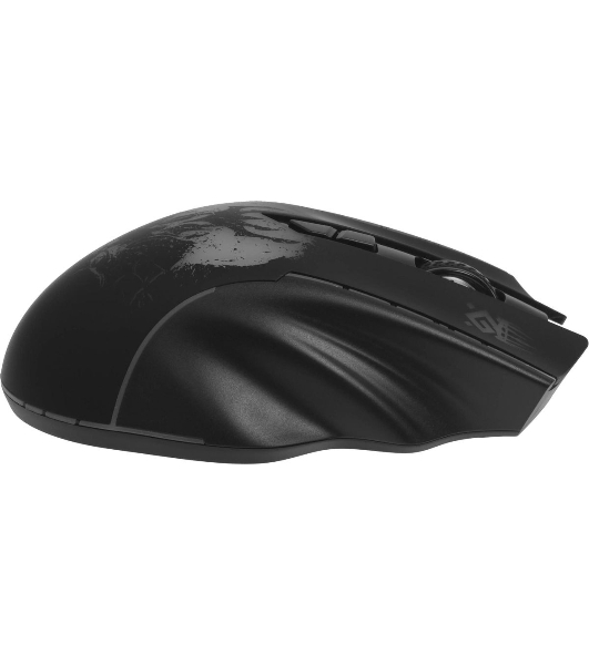 Мышь беспроводная Defender Kronos GM-695 черный, 1600 dpi, радиоканал, USB, кнопки - 7