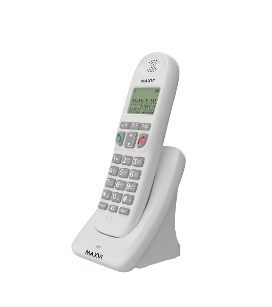 Радиотелефон Maxvi AM-01 white (DECT)