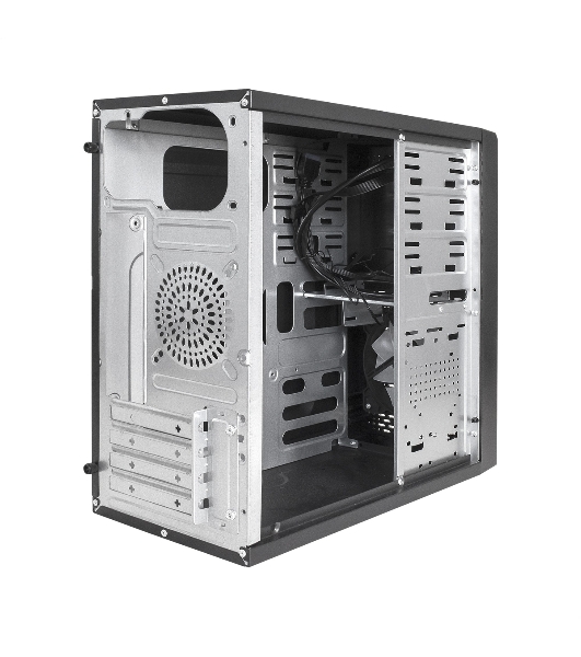 Компьютерный корпус Minitower ExeGate mEVO-7807-XP500 (mATX, БП XP500 с вент. 12см, 1*USB+1*USB 3.0, черный, 1 вент. 12см с RGb подсветкой)