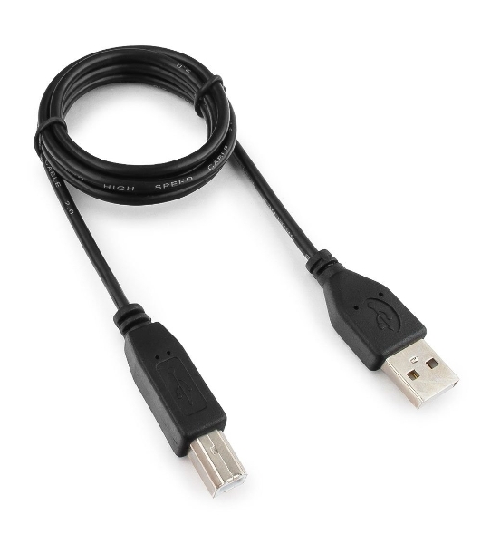 Кабель USB2.0 Гарнизон GCC-USB2-CMBM-1M, Type-C/BM, медь, 1м, черный, пакет