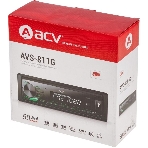 Автомагнитола ACV AVS-811G, 1 DIN, USB Type-A, AUX, фото3