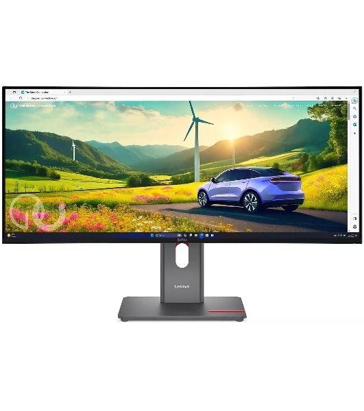 Монитор Lenovo 34' ThinkVision P34WD-40 черный IPS LED 4ms 21:9 HDMI M/M HAS Piv 2000:1 350cd 178гр/178гр 3440x1440 120Hz DP WQ USB 10кг