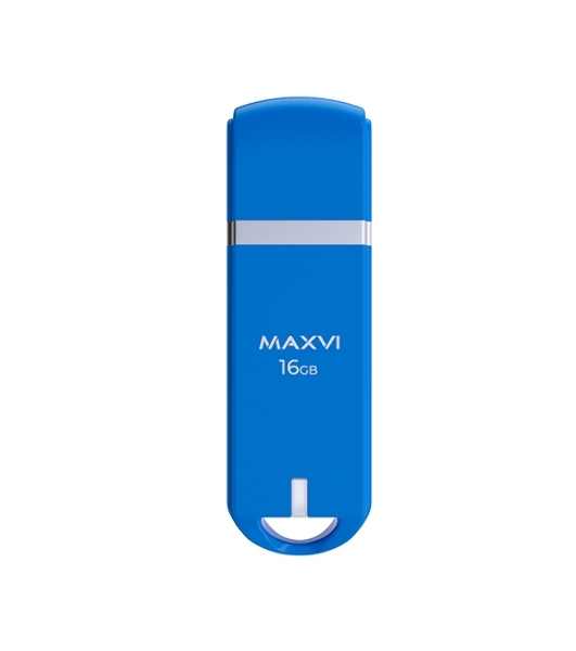 Флешка USB Maxvi P3 (FD16GBUSB20C10P3 sky blue), 16GB, USB 2.0, R/W 12/5, небесно-голубой
