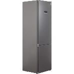Холодильник Weissgauff CBN2WC2C2 INVERTER тёмно-серый двухкамерный 280/108л морозилка снизу, No Frost, фото2