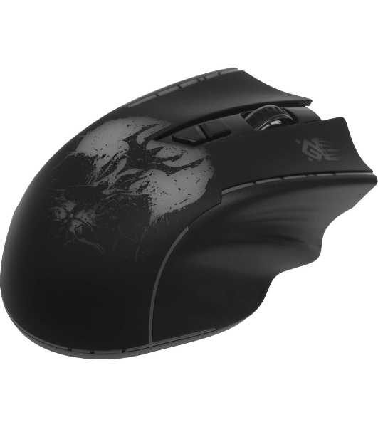 Мышь беспроводная Defender Kronos GM-695 черный, 1600 dpi, радиоканал, USB, кнопки - 7