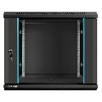 Шкаф телекоммуникационный 19' настенный 9U ExeGate EC-WM-9U.600.G.BLACK (19', 9U, 600x600x500мм (ШхГхВ), передняя дверь закаленное стекло, съемные боковые панели, пыле- и влагозащита IP23, черный RAL 9004), фото12