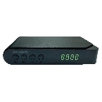 Приставка для цифрового ТВ Hyundai H-DVB200 черный, DVB-T2, DVB-T, DVB-C, HDMI, USB 2.0, фото 1