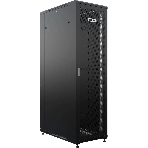Шкаф серверный NTSS Премиум (NTSS-R42U80100PD/PDD-BL) напольный 42U 800x1000 мм пер. дв. перфор. металл 900 кг серый 910 мм 160 кг 1987 мм IP20 сталь, фото 1