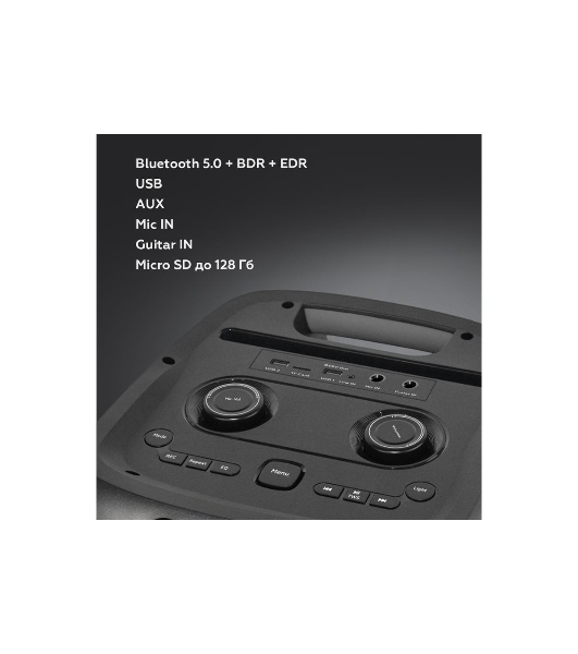 Портативная Bluetooth-колонка BQ PBS1010 черный 80 Вт