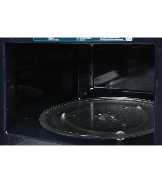 Микроволновая печь Samsung MG23T5018AK/BW черный, 23 л, 800 Вт, переключатели - сенсор