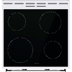 Плита электрическая Gorenje GEC6C40WD белый, конфорок 4 электрических, духовка 71 л, 60 см x 85 см x 60 см, фото3