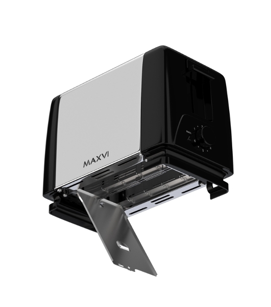 Тостер Maxvi KT822S silver-black