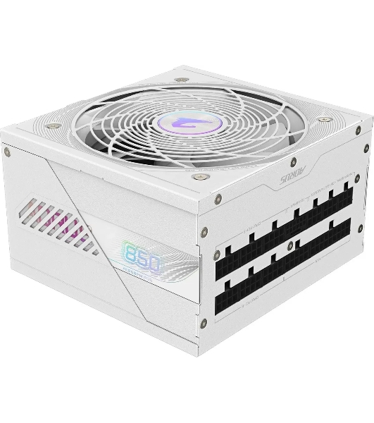 Блок питания Gigabyte ATX 850W GP-AE850PM PG5 ICE Gen.5 80 PLUS platinum (20+4pin) APFC 120мм fan 16xSATA Cab Manag RTL